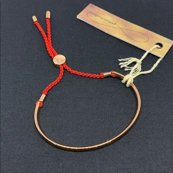 Fortuned Culture Rose Gold and Red Love Bracelet