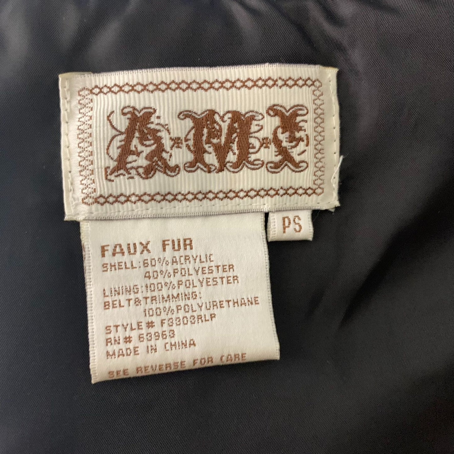 Vintage Y2K Leopard Print Sleeveless Vest S Brown Faux Fur Lined Hook Closure