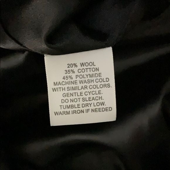 Loveit Sleeveless Mini Bubble Dress 6 Black Wool Blend Pockets Pleated Lined