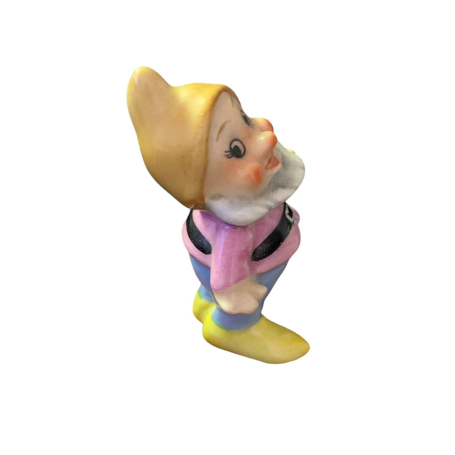 Disney 1950 Goebel Snow White Seven Dwarfs Happy Porcelain Figurine 3” W Germany