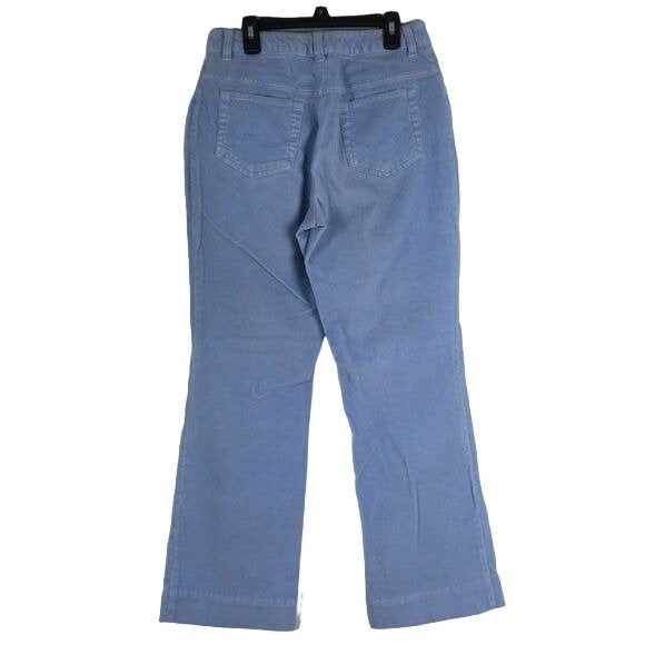 Vintage 90s St Johns Bay Corduroy Pants Jeans 4 Blue Stretch Bootcut Mid Rise