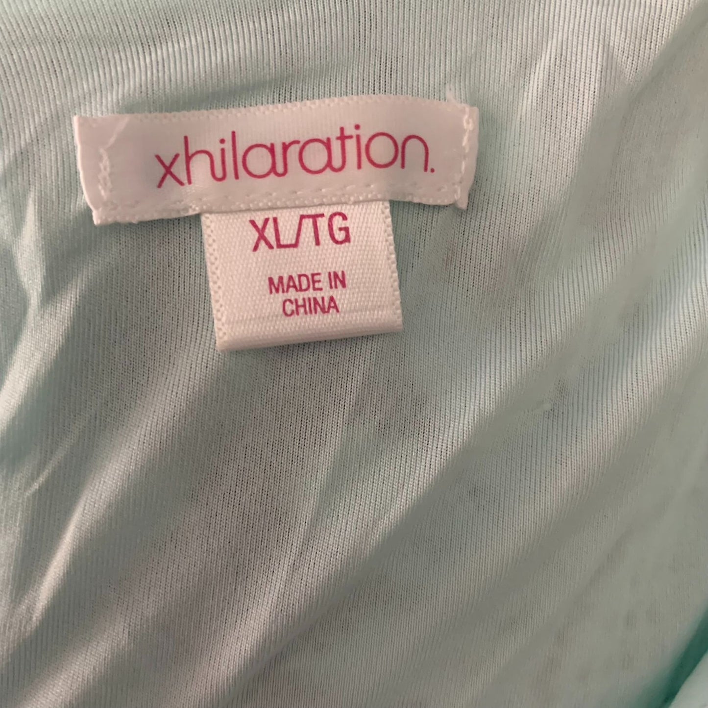 Lace Daisy Sleeveless Mini Dress XL Blue Floral Elastic Waist Lined Keyhole Zip