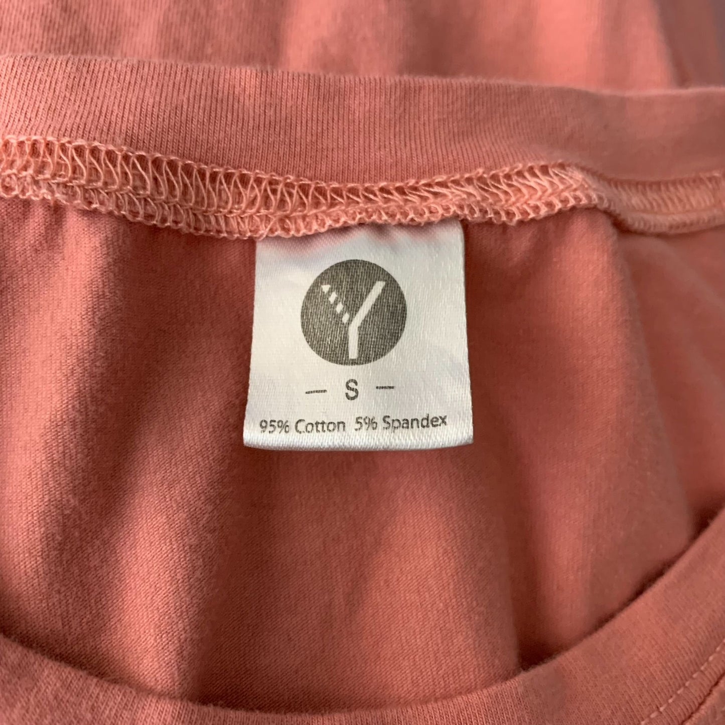 Sarcastic Answer Crewneck T Shirt S Rose Pink Stretch Graphic Short Sleeves