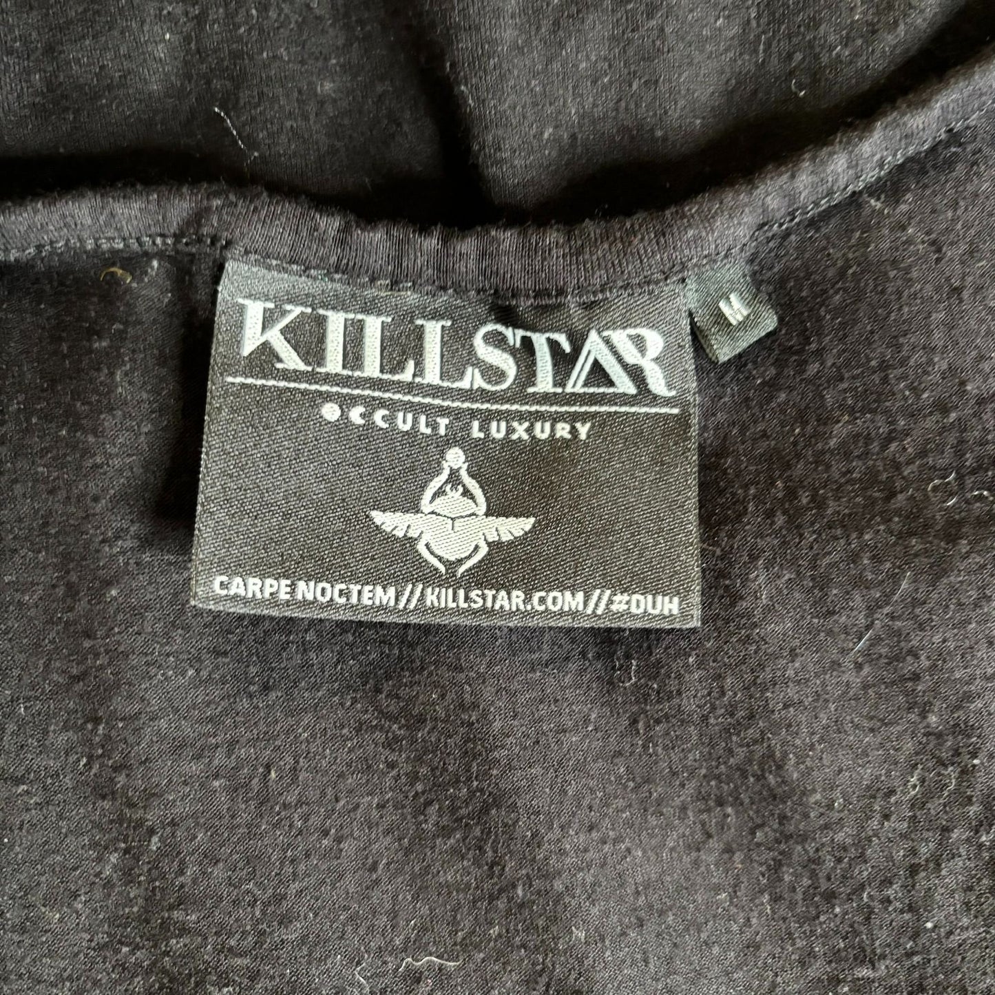 Killstar Hex Your Ex Occult Luxury Sleeveless Graphic Tank Top Medium Black