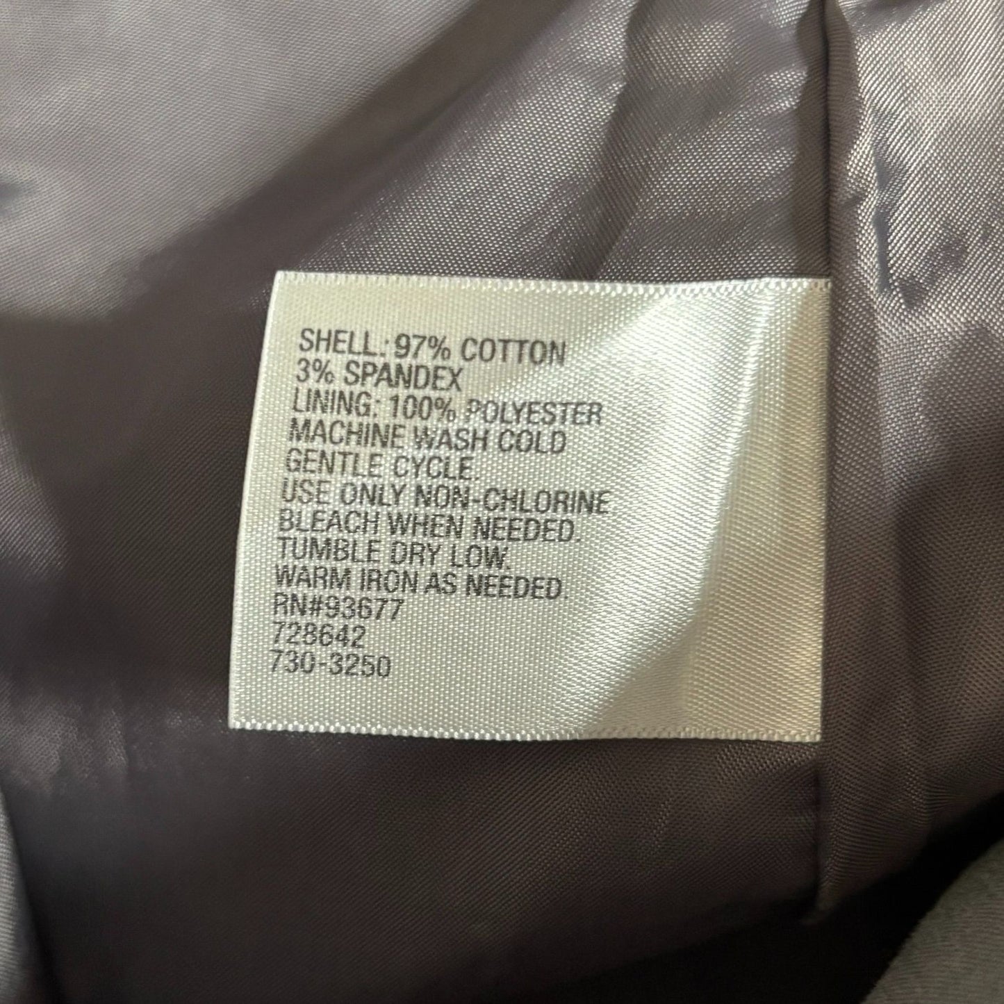 Worthington Gray Button Front High Waisted Pencil Skirt 12P Cotton Blend Petite