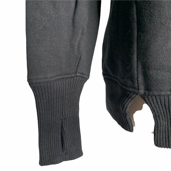 Turtleneck Pullover Sweatshirt w/ Thumbholes