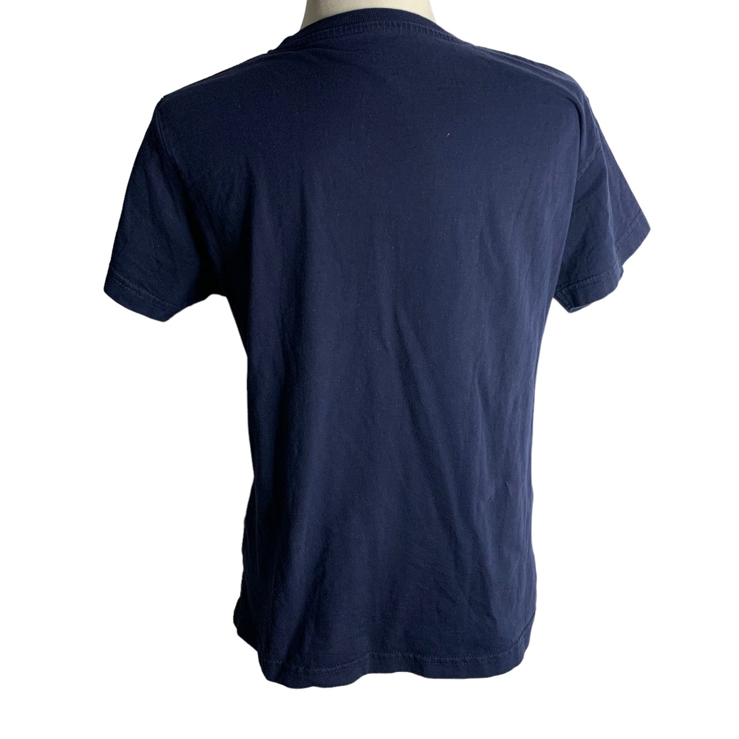 M&Ms New York Crewneck T Shirt L Blue Short Sleeves Snack Tee American Flag