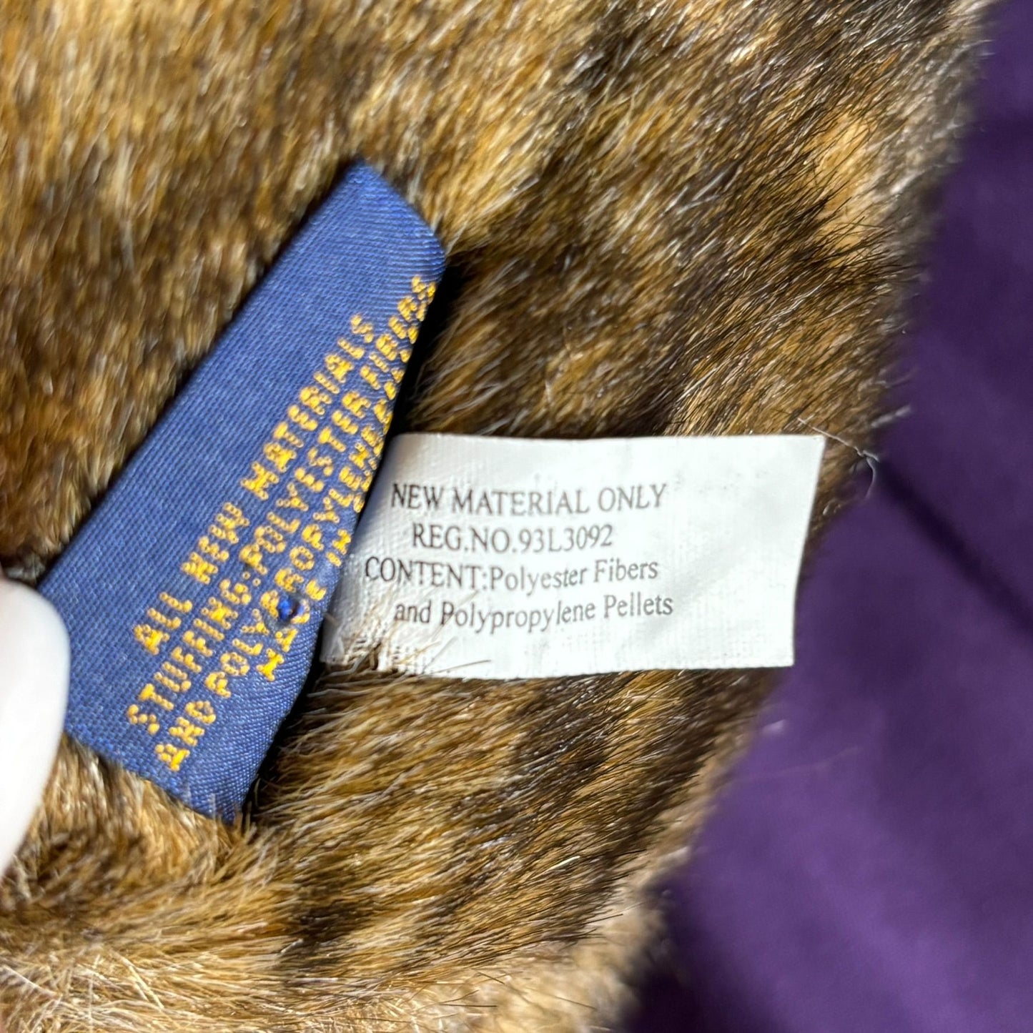 Vintage 2004 Boyds Collection Ltd Brown Teddy Bear Fully Jointed Head Down