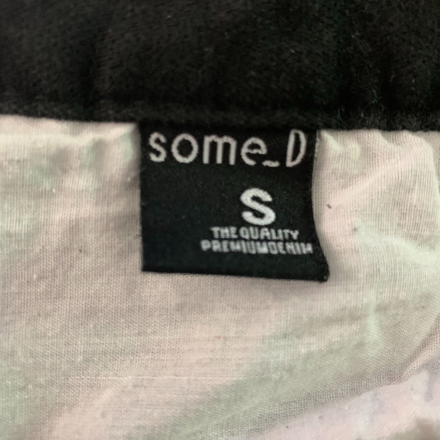 Some D Denim Mid Rise Skinny Jeans 28 Black Cropped Button Zip Pockets