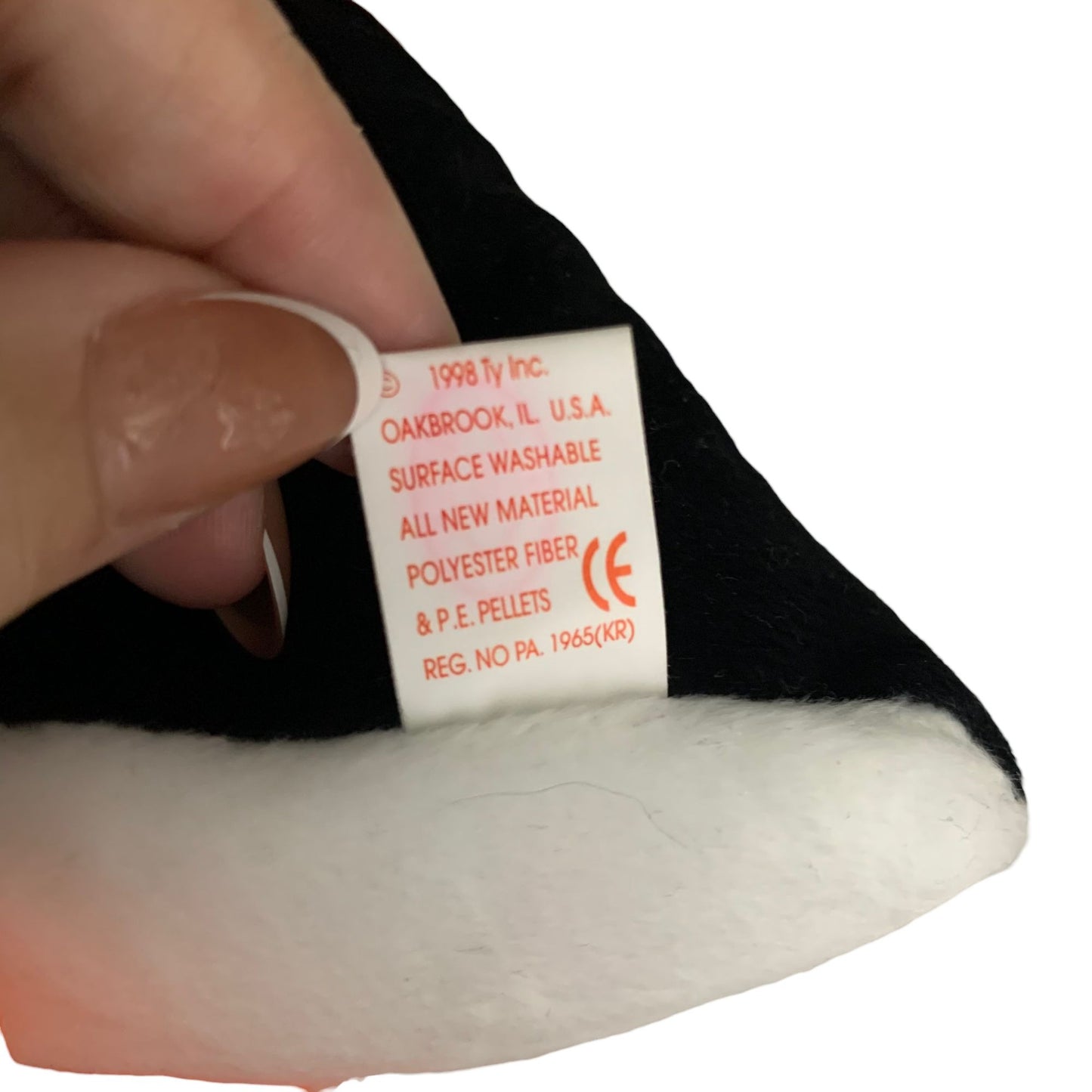 Zero the Penguin Christmas Retired TY Beanie Baby 1998 PE Pellets Excellent Cond