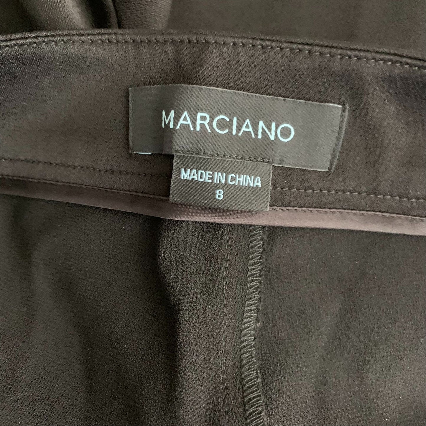 Marciano by Guess Flowy Frilly High Rise Shorts 8 Black Silky Side Zipper