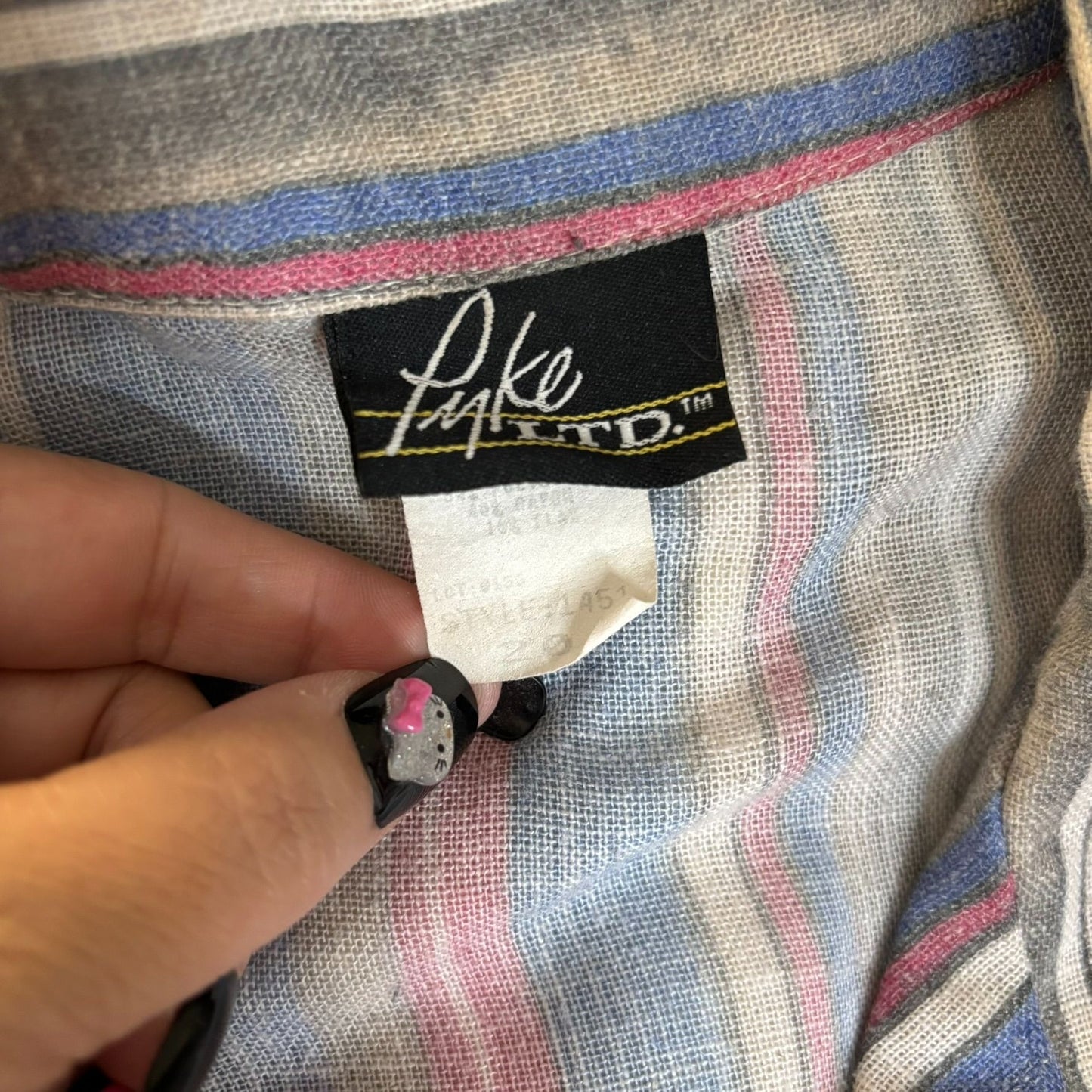 Vintage 90s Striped Button Up Shirt XL Short Sleeve Lightweight Collared