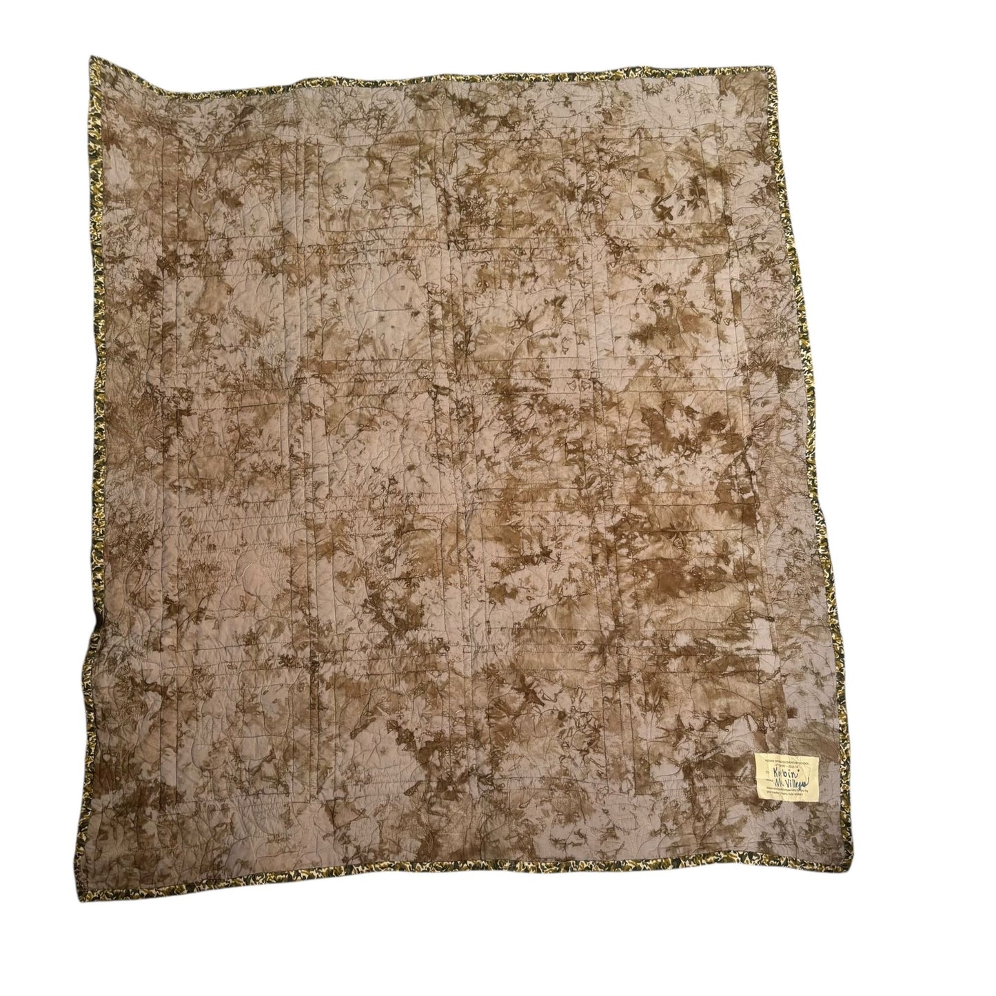 Handmade Wildlife Themed Patchwork Quilt Lap Blanket Wall Hanging Throw