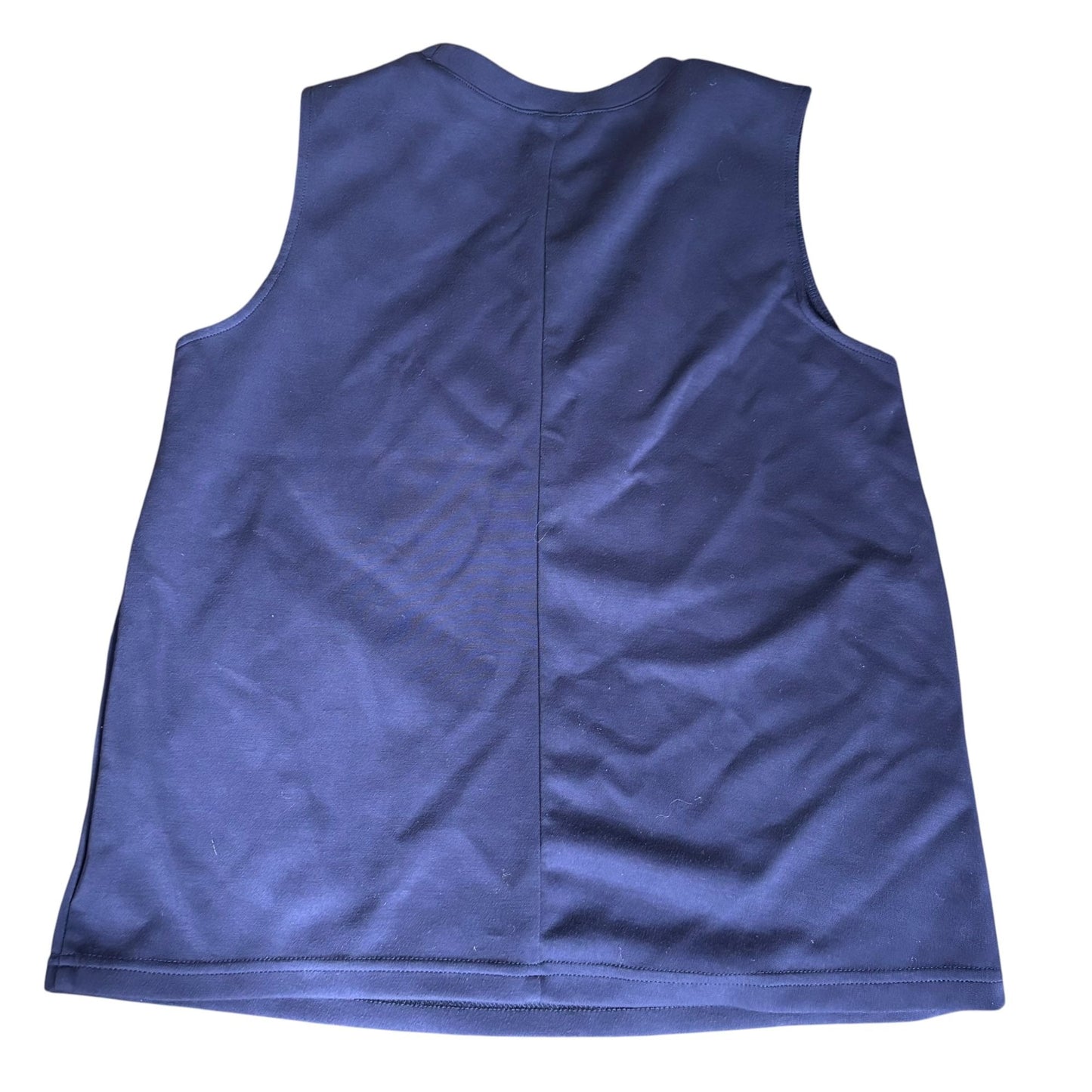 Sleeveless Tank Top Drawstring Skort Set Medium Navy Blue Elastic Pockets