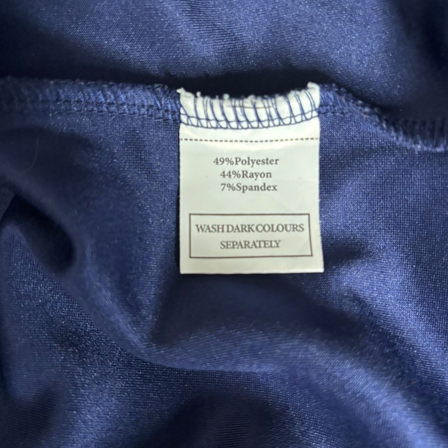 Sleeveless Tank Top Drawstring Skort Set Medium Navy Blue Elastic Pockets