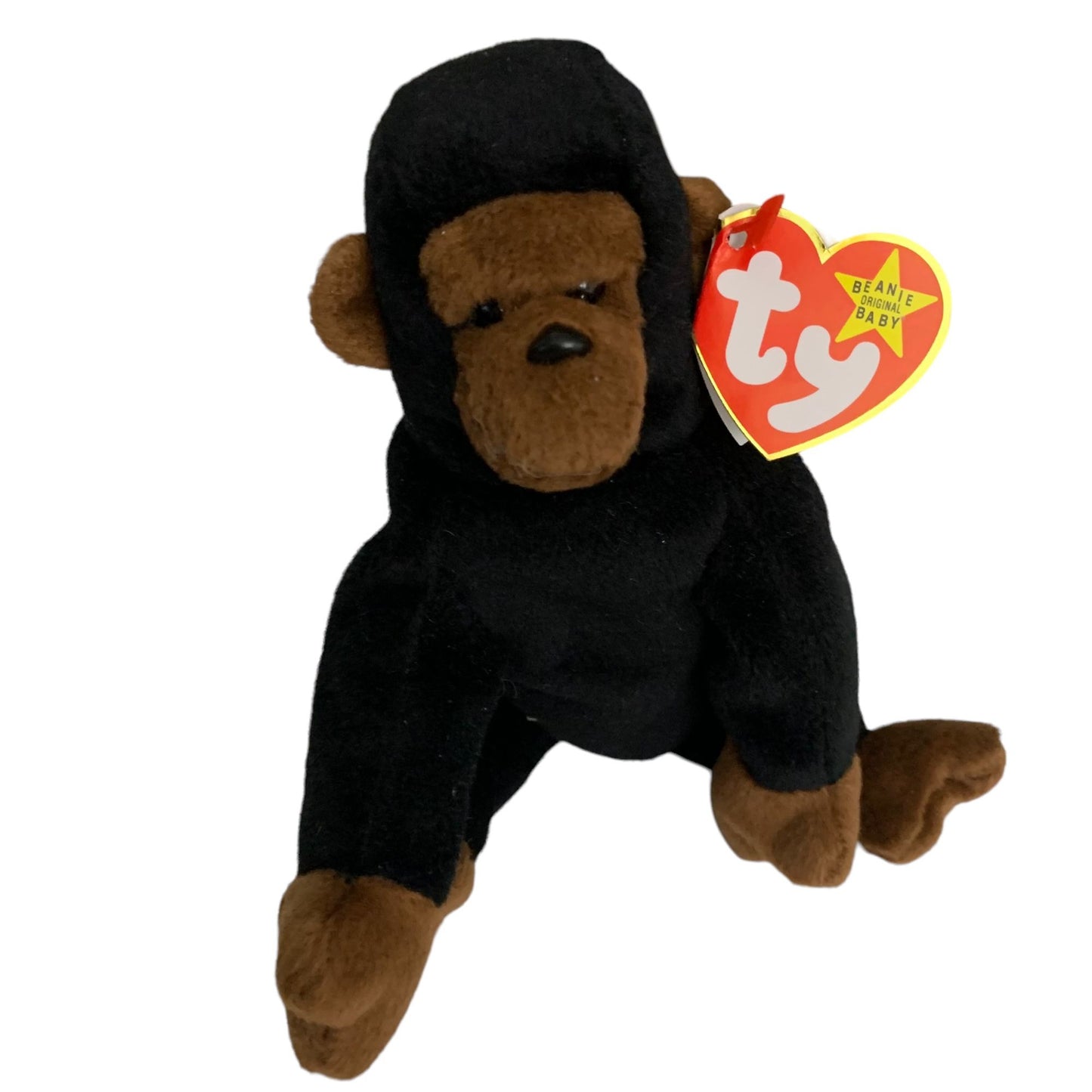 Congo the Gorilla Retired TY Beanie Baby 1996 PE Pellets Monkey Excellent Cond