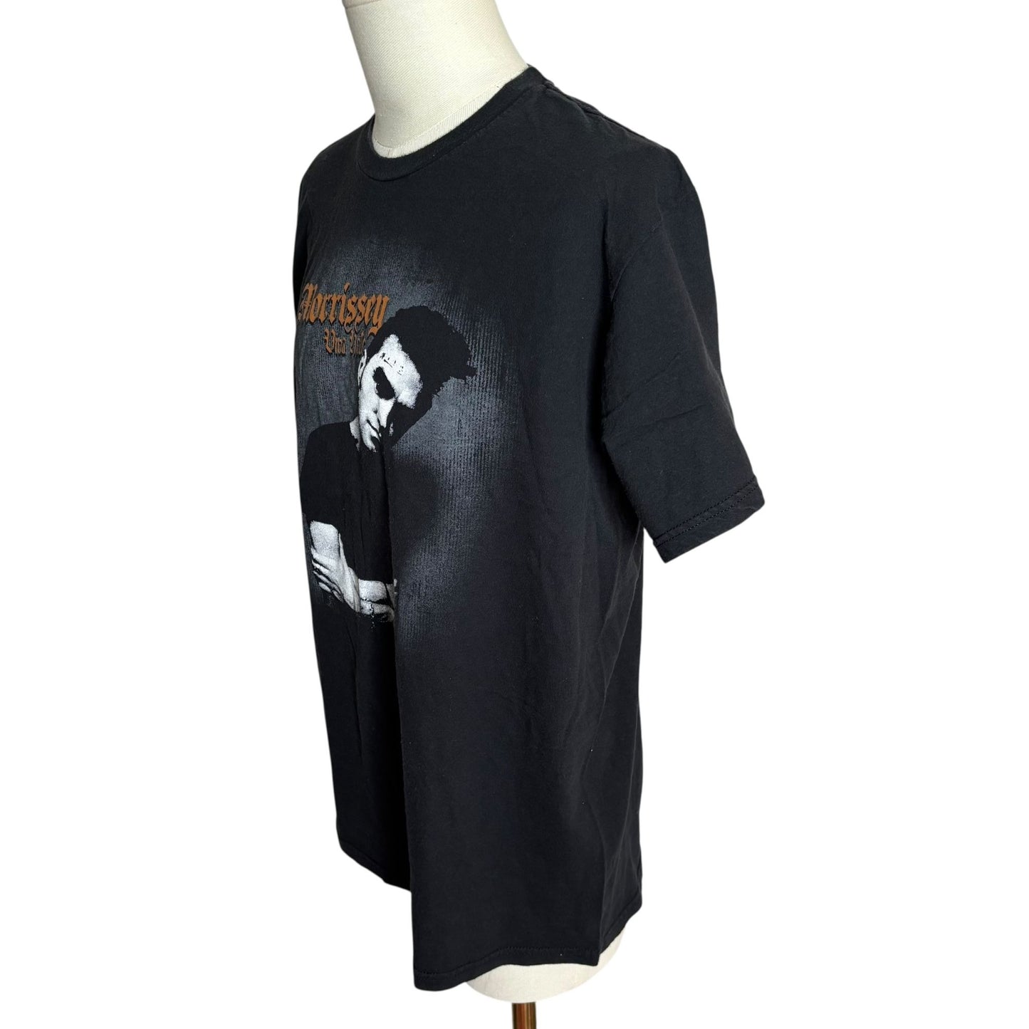 Vintage 90s Y2K Morrissey Viva Hate TShirt XL Black Cotton Short Sleeve Band Tee