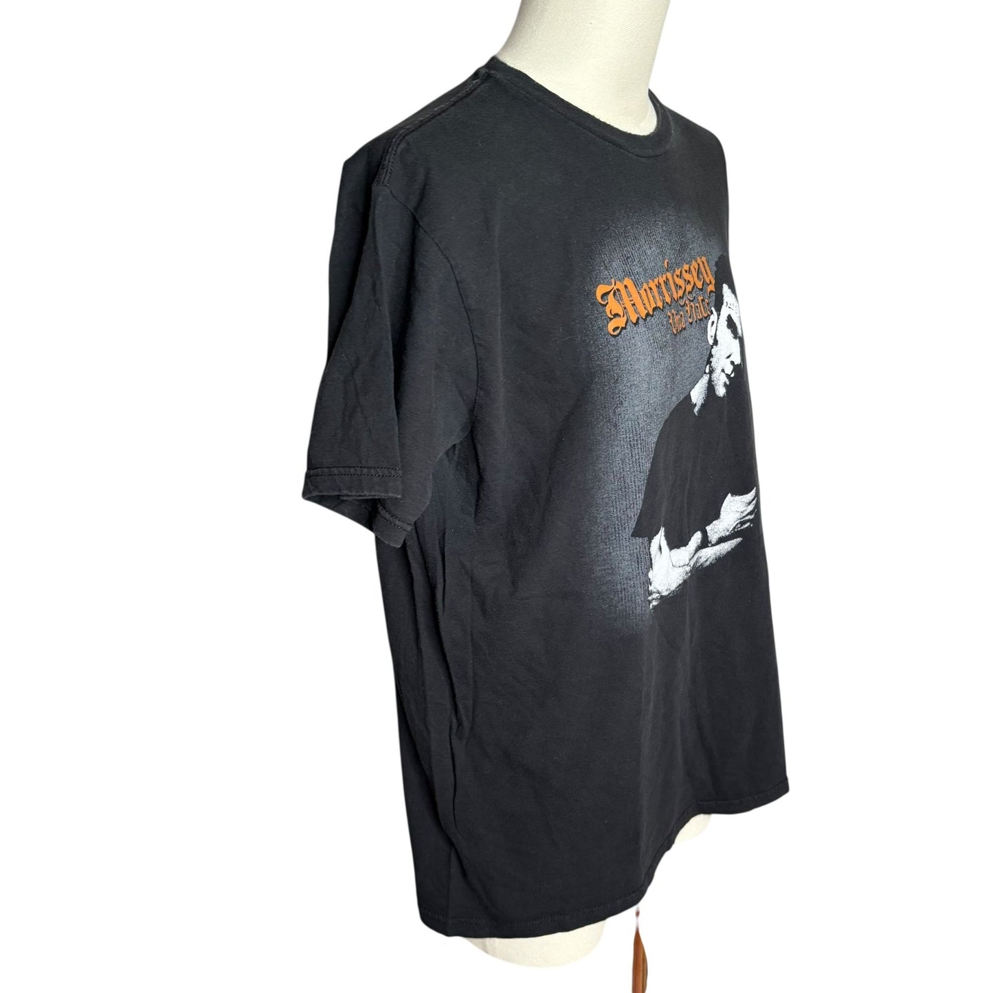 Vintage 90s Y2K Morrissey Viva Hate TShirt XL Black Cotton Short Sleeve Band Tee