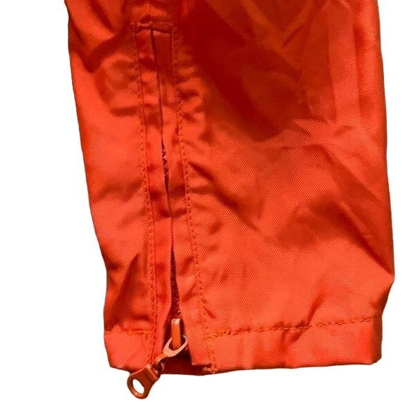 Vintage Y2K BD Biker Design Jacket XL Orange Laughlin River Run 2004 Zippers