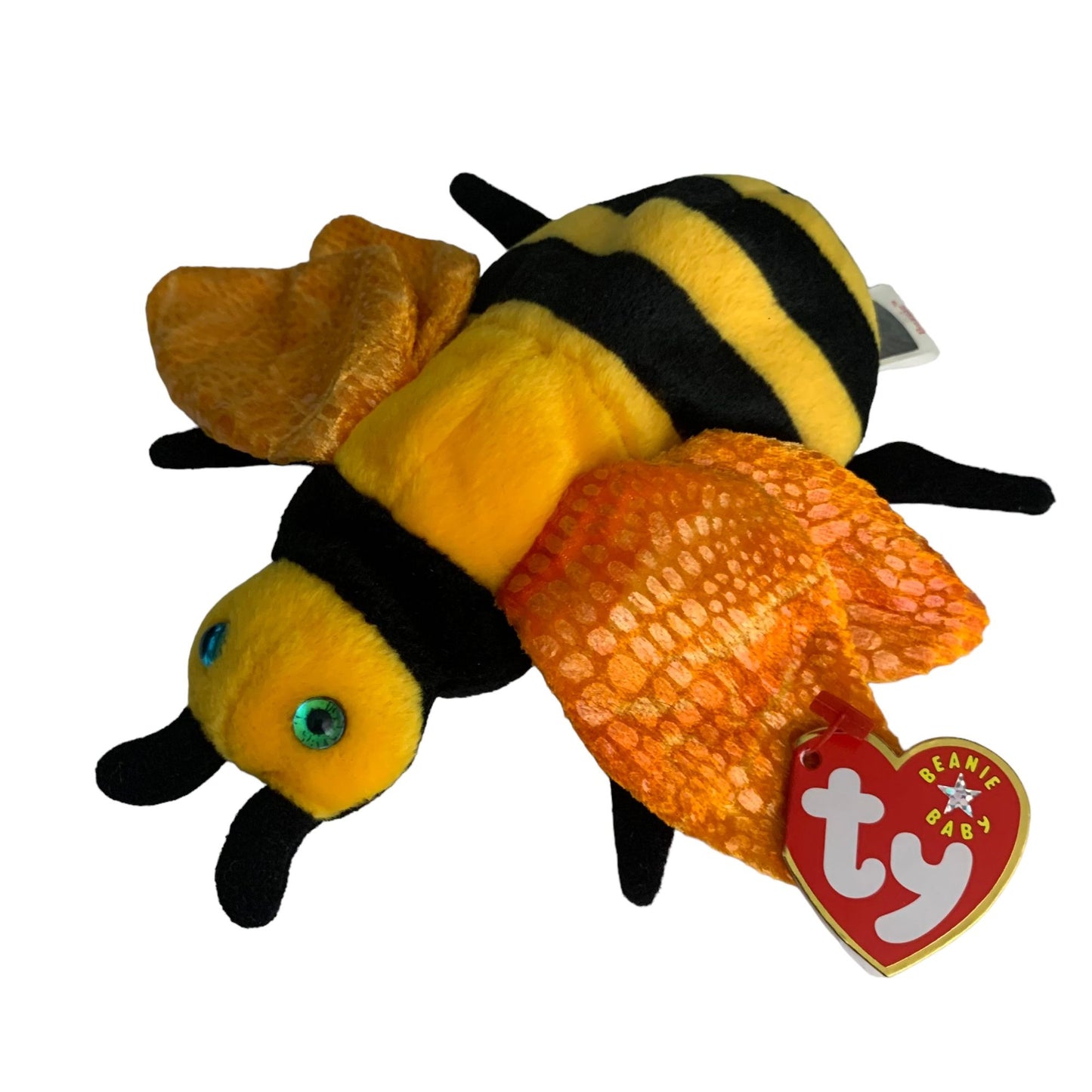 Buzzie the Bee Retired TY Beanie Baby 2000 PE Pellets Excellent Cond Yellow