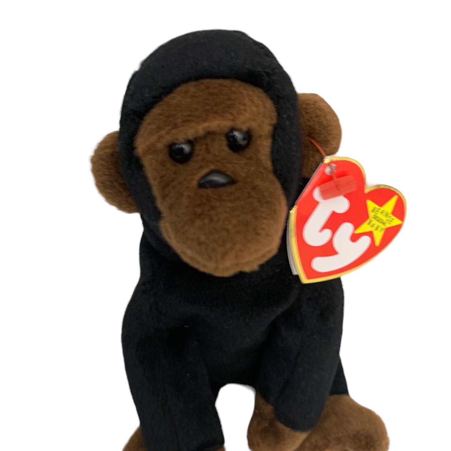 Congo the Gorilla Retired TY Beanie Baby 1996 PE Pellets Monkey Excellent Cond