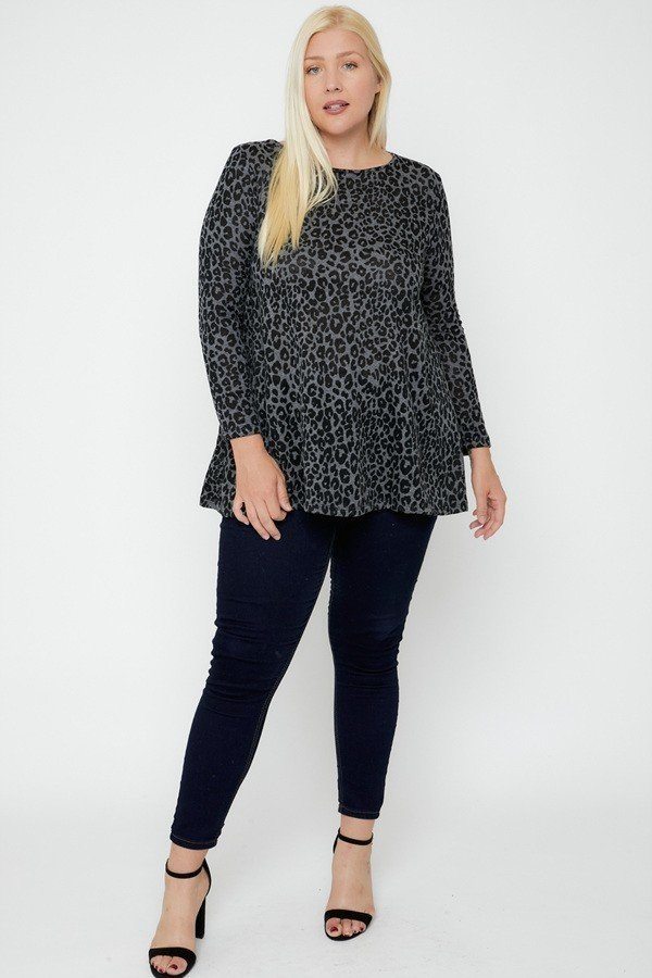 Cheetah Print Tunic