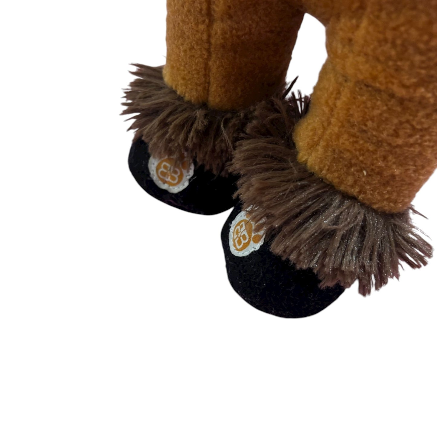 Vintage Plush Horse Toy Saddle Bridle Brown Tested Sound Works Battery Operated