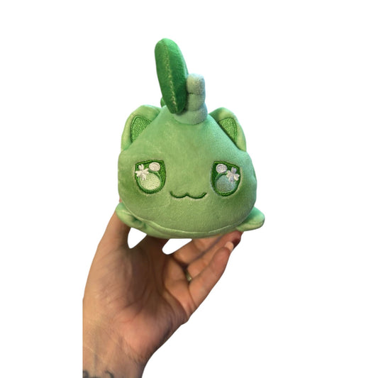 Aphmau MeeMeows Plush Green Unicorn Cat Stuffed Toy Limited Edition 6 in