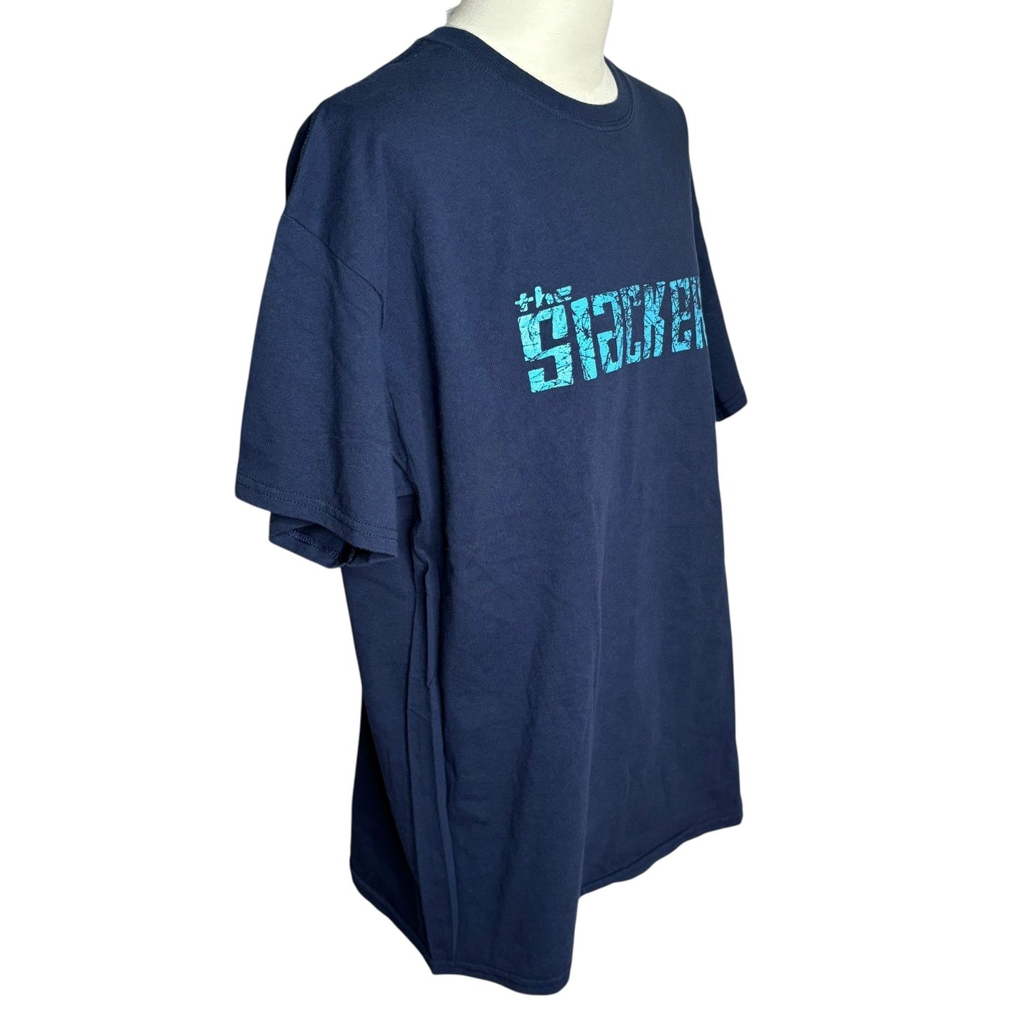 The Slackers Ska Band Tee T-Shirt XL Navy Blue Short Sleeve Crewneck Punk Rock