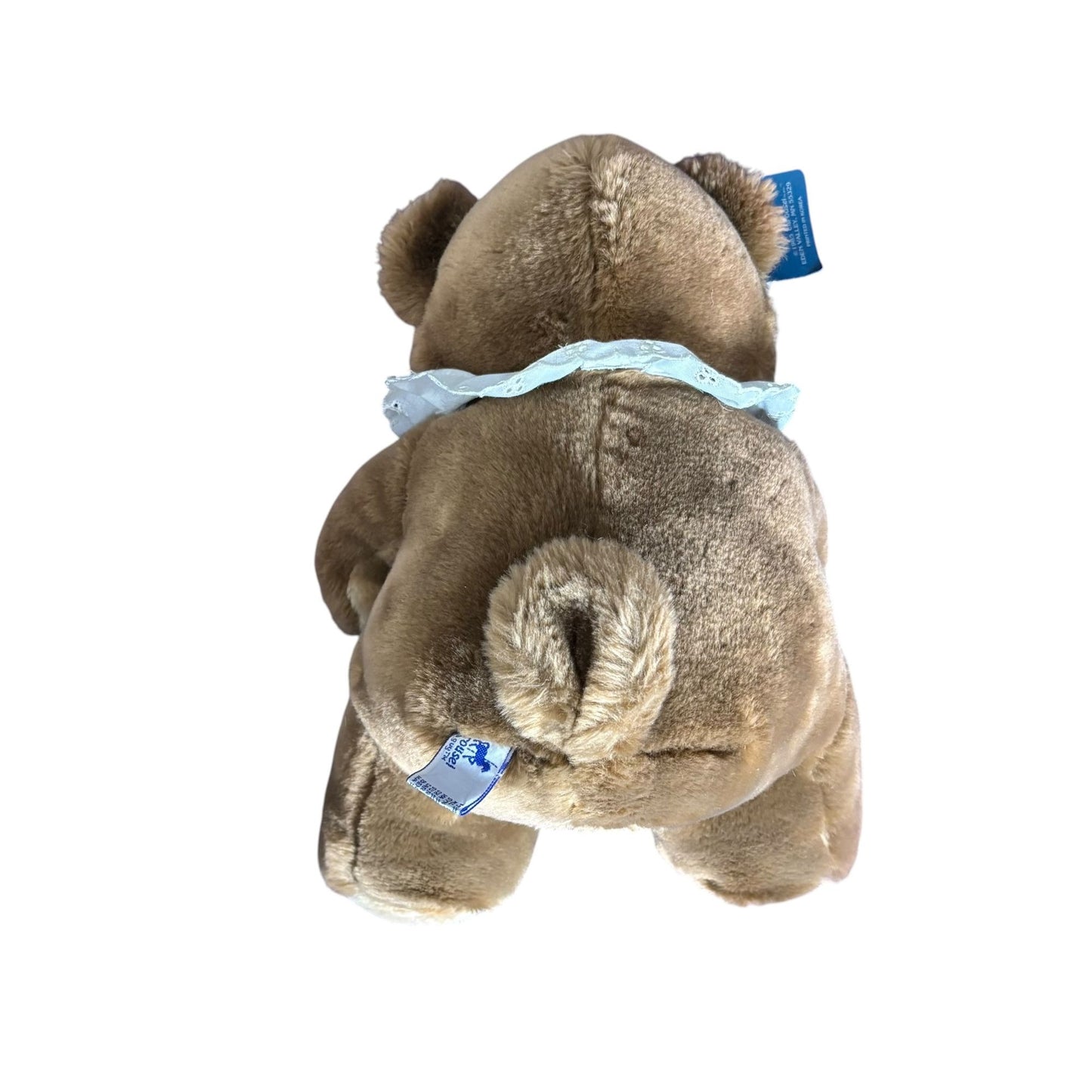 Vintage Carousel Mikki Bear Plush 1985 Brown Stuffed Animal 12" Surface Washable