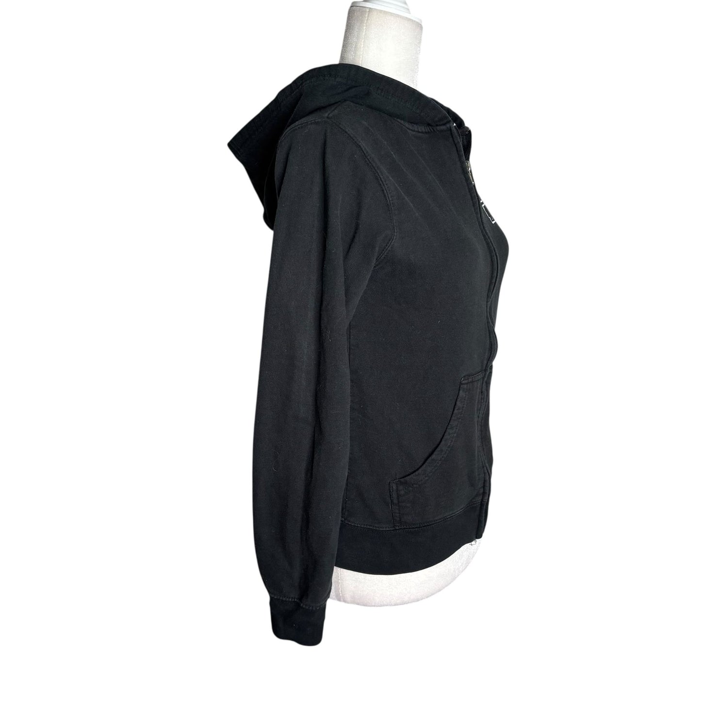 Metal Mulisha Womens Black Graphic Hoodie Trucker Hat Set Skull Design Medium