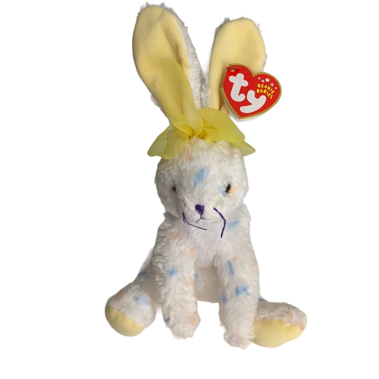 Carrots Rabbit Retired TY Beanie Baby 2001 PE Pellets Excellent Easter Bunny