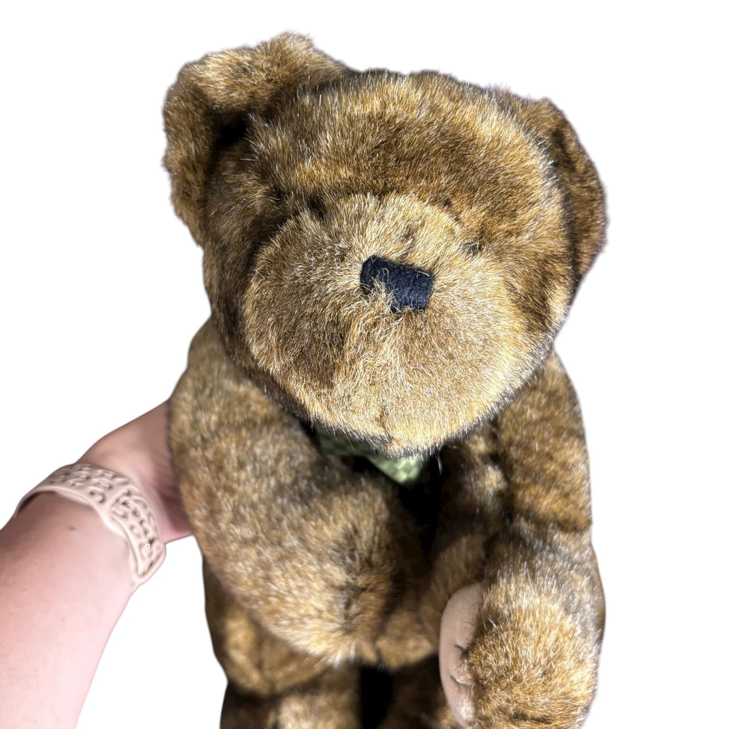 Vintage 2004 Boyds Collection Ltd Brown Teddy Bear Fully Jointed Head Down