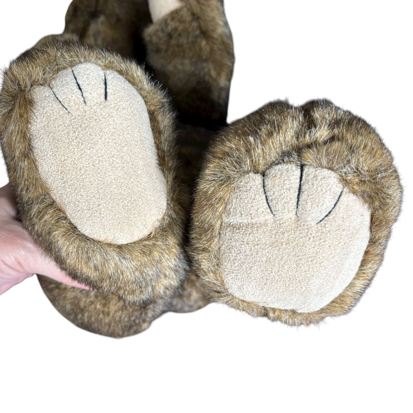 Vintage 2004 Boyds Collection Ltd Brown Teddy Bear Fully Jointed Head Down