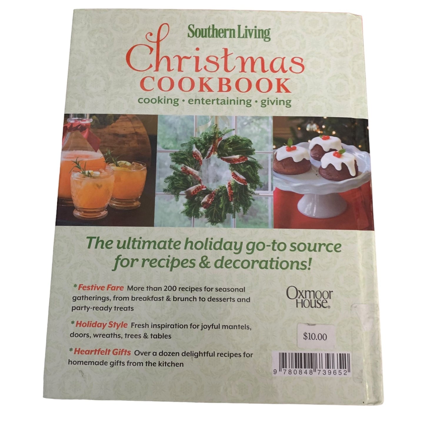 Southern Living Christmas Cookbook 2013 Cooking Entertaining Giving Coffee Table