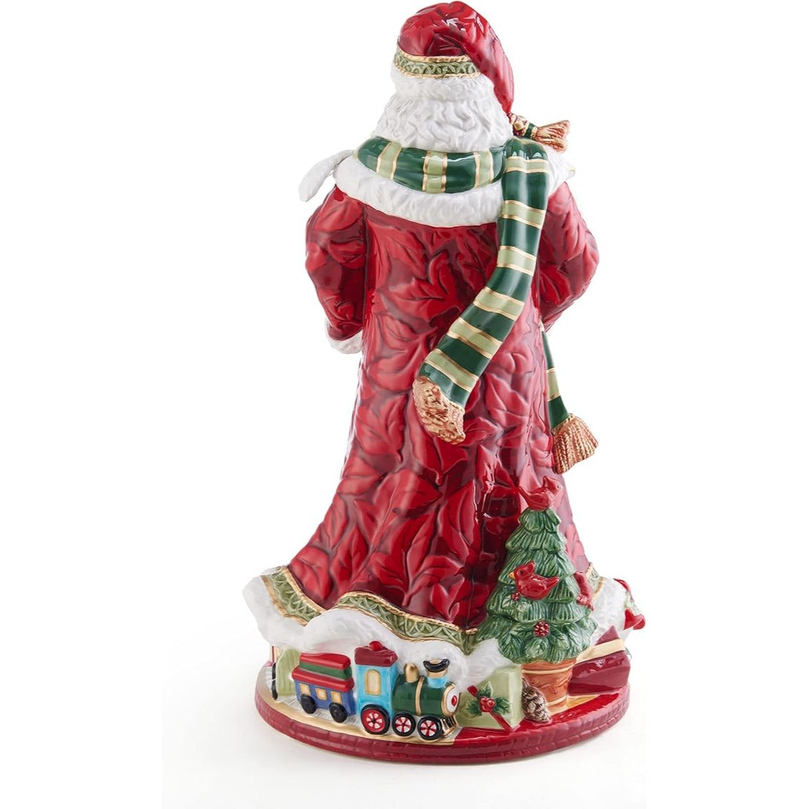 Fitz and Floyd Holiday Home African American Santa Ceramic Figurine NEW