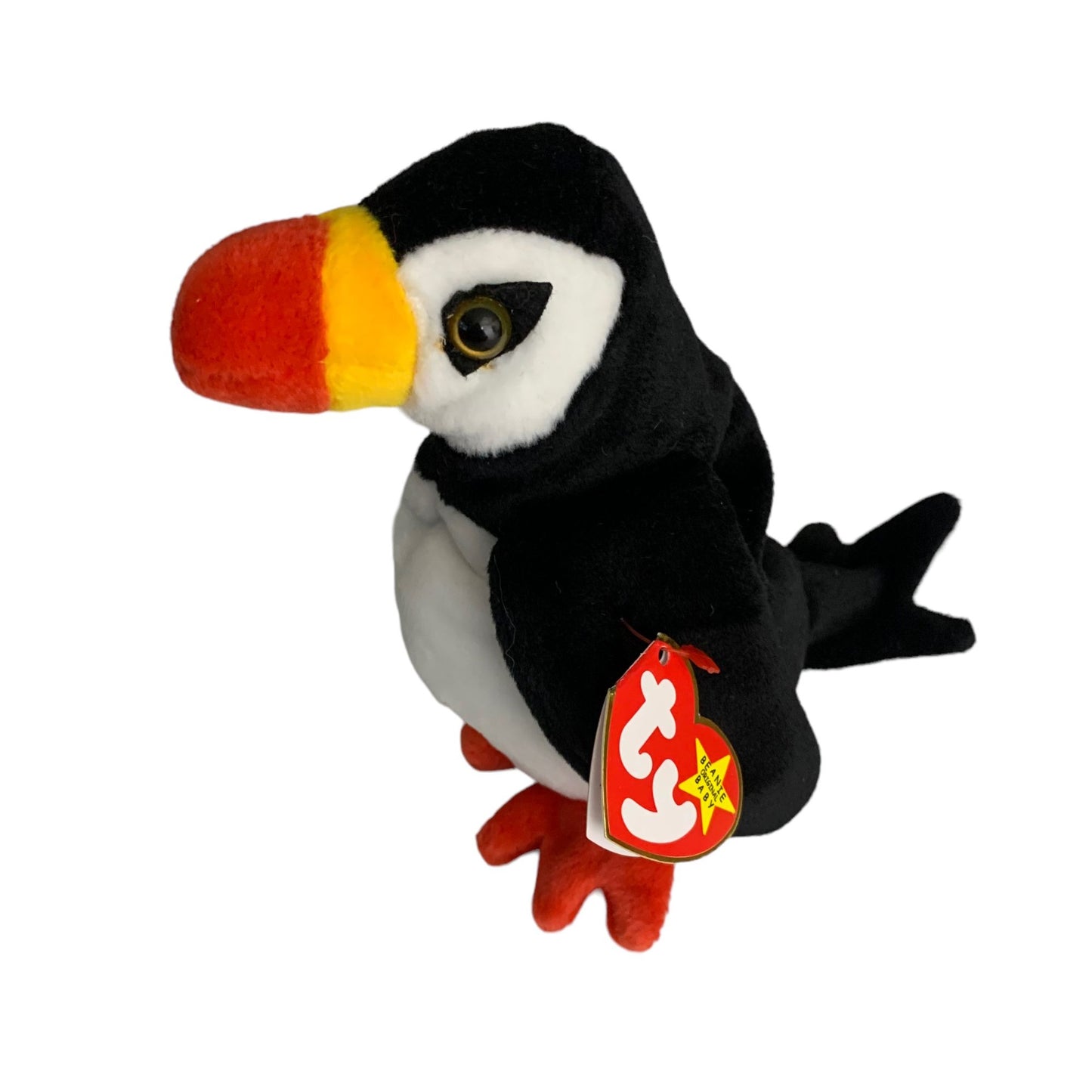 Puffer the Baby Penguin Retired TY Beanie Baby 1997 PE Pellets Excellent Cond