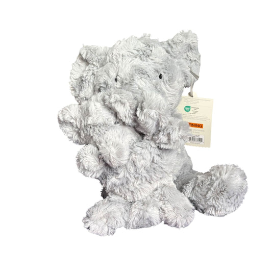 Cloud Island Plush Elephant Toy Rattle Set 0+ Months Soft Gray Mama Baby NEW