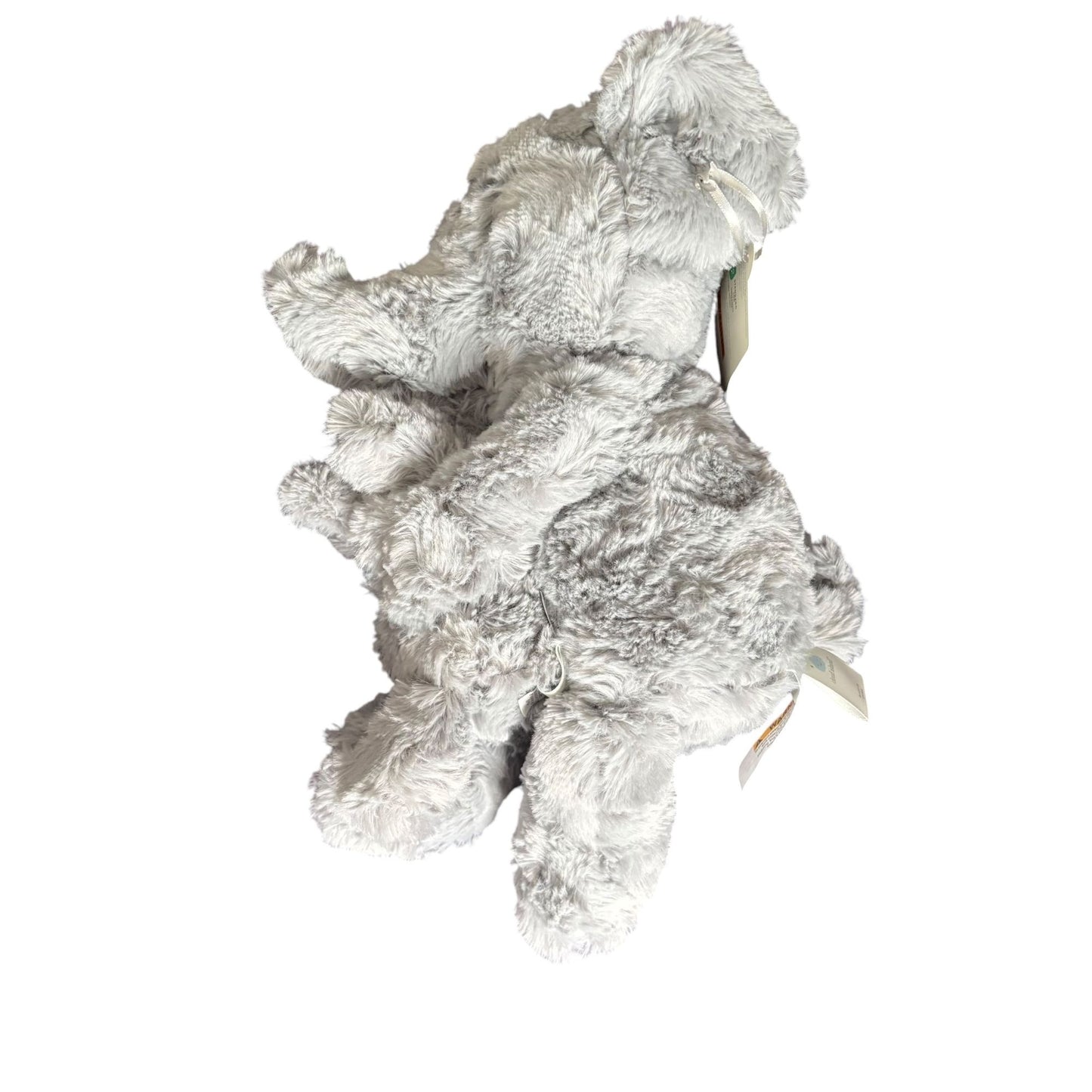 Cloud Island Plush Elephant Toy Rattle Set 0+ Months Soft Gray Mama Baby NEW