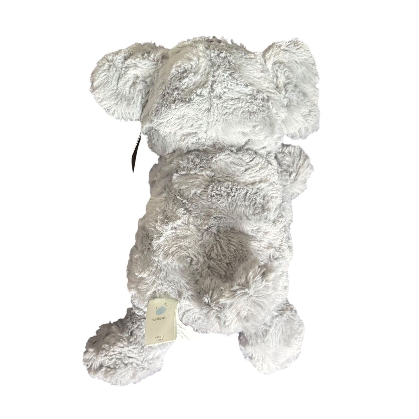 Cloud Island Plush Elephant Toy Rattle Set 0+ Months Soft Gray Mama Baby NEW