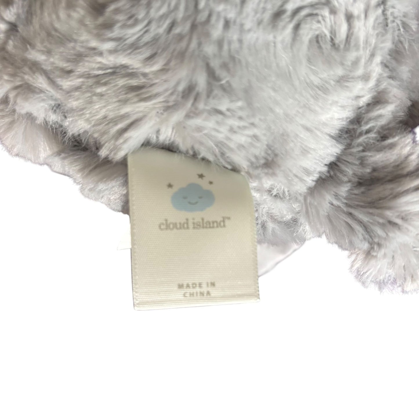 Cloud Island Plush Elephant Toy Rattle Set 0+ Months Soft Gray Mama Baby NEW