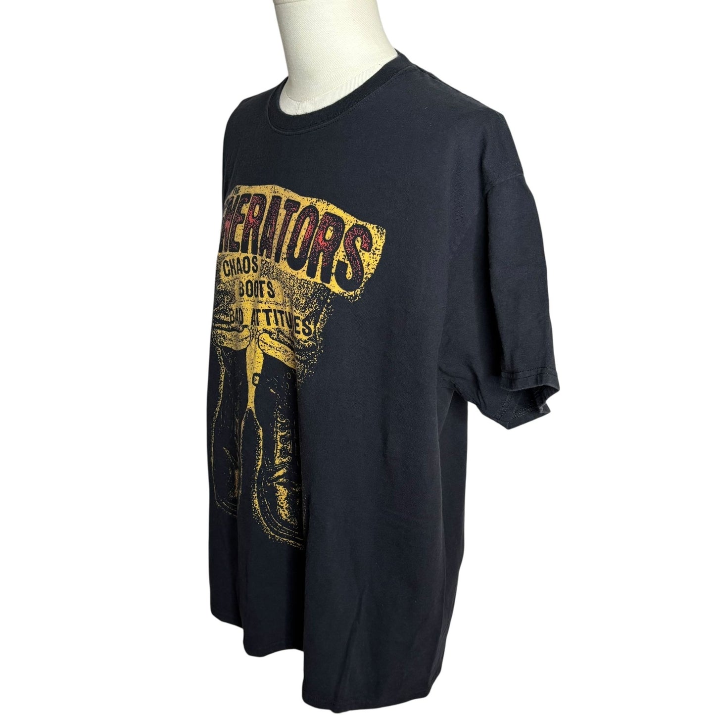 The Generators Band Graphic T-Shirt Adult XL Black Cotton Short Sleeve Rock Tee