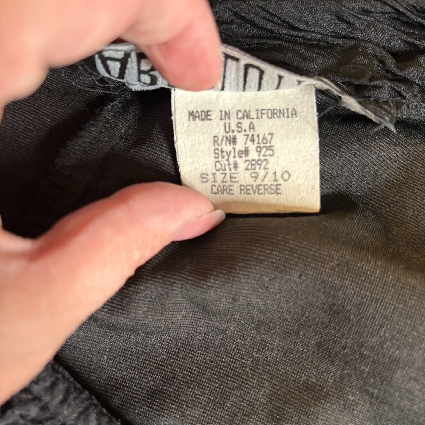 Vintage Textured Bodycon Dress Small Black Open Back 3/4 Sleeve Stretch Knit