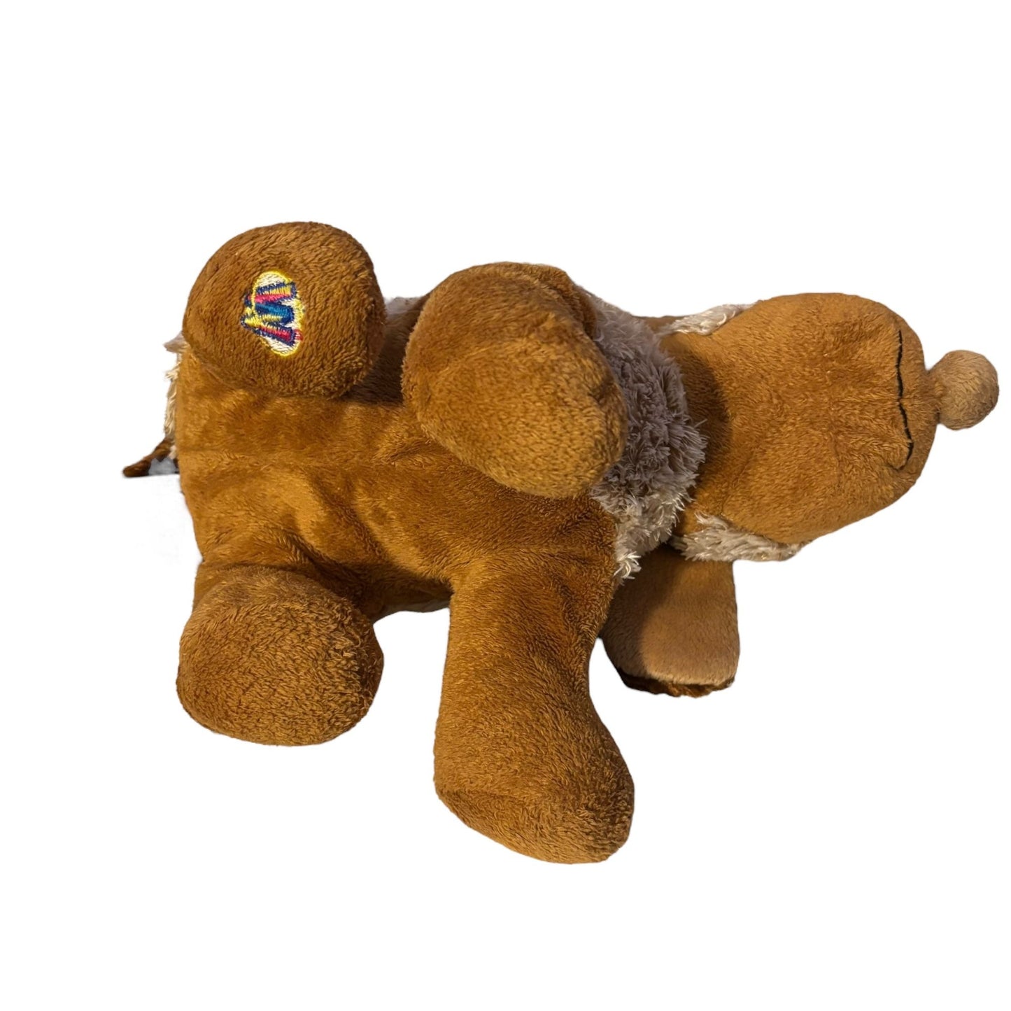 Classic Ganz Choco Cheeky Dog Webkins Plush Brown Cream Stuffed Animal HM694