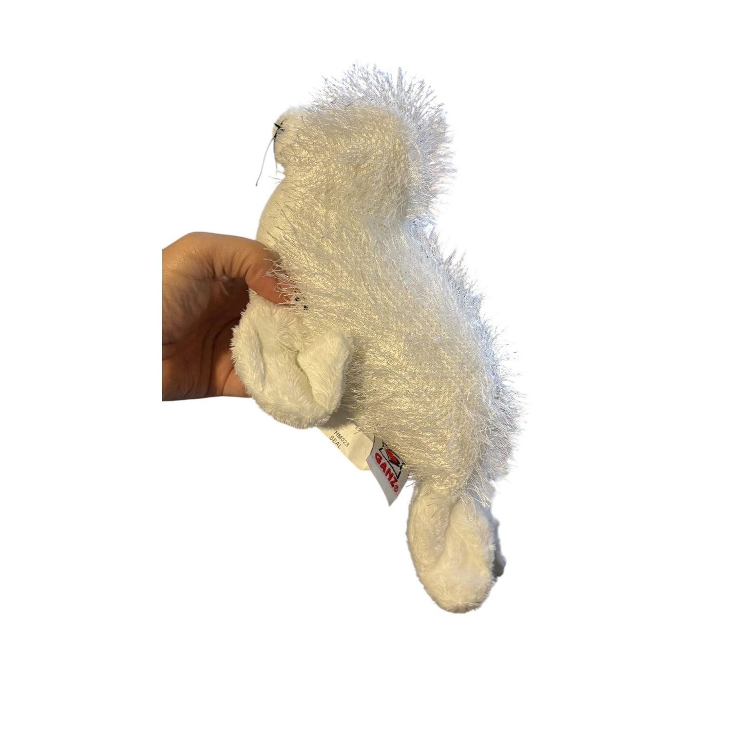 Ganz White Arctic Seal Plush Toy 10 in HM023 Webkins Stuffed Animal Retired
