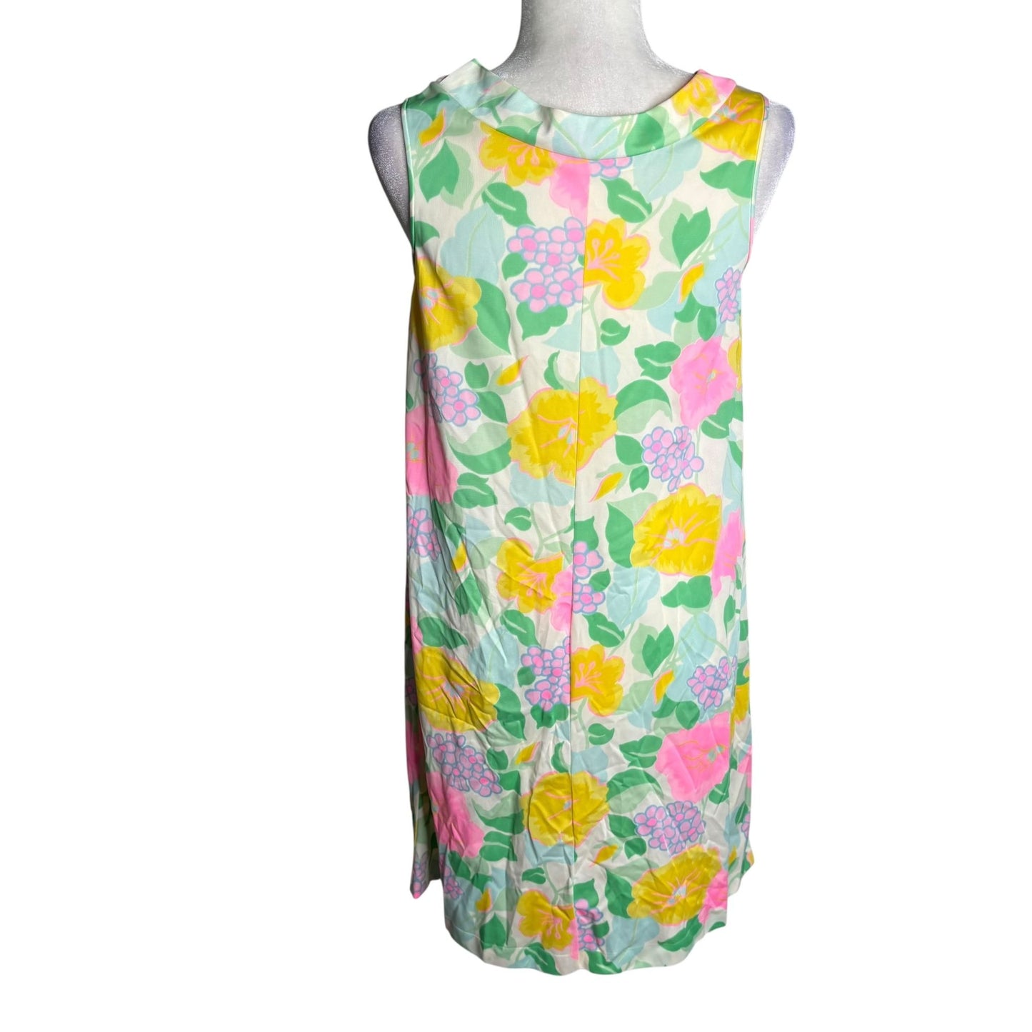 Vintage 70s Komar Floral Nylon Nightgown Robe Peignoir Set Small Zip Tie Belt