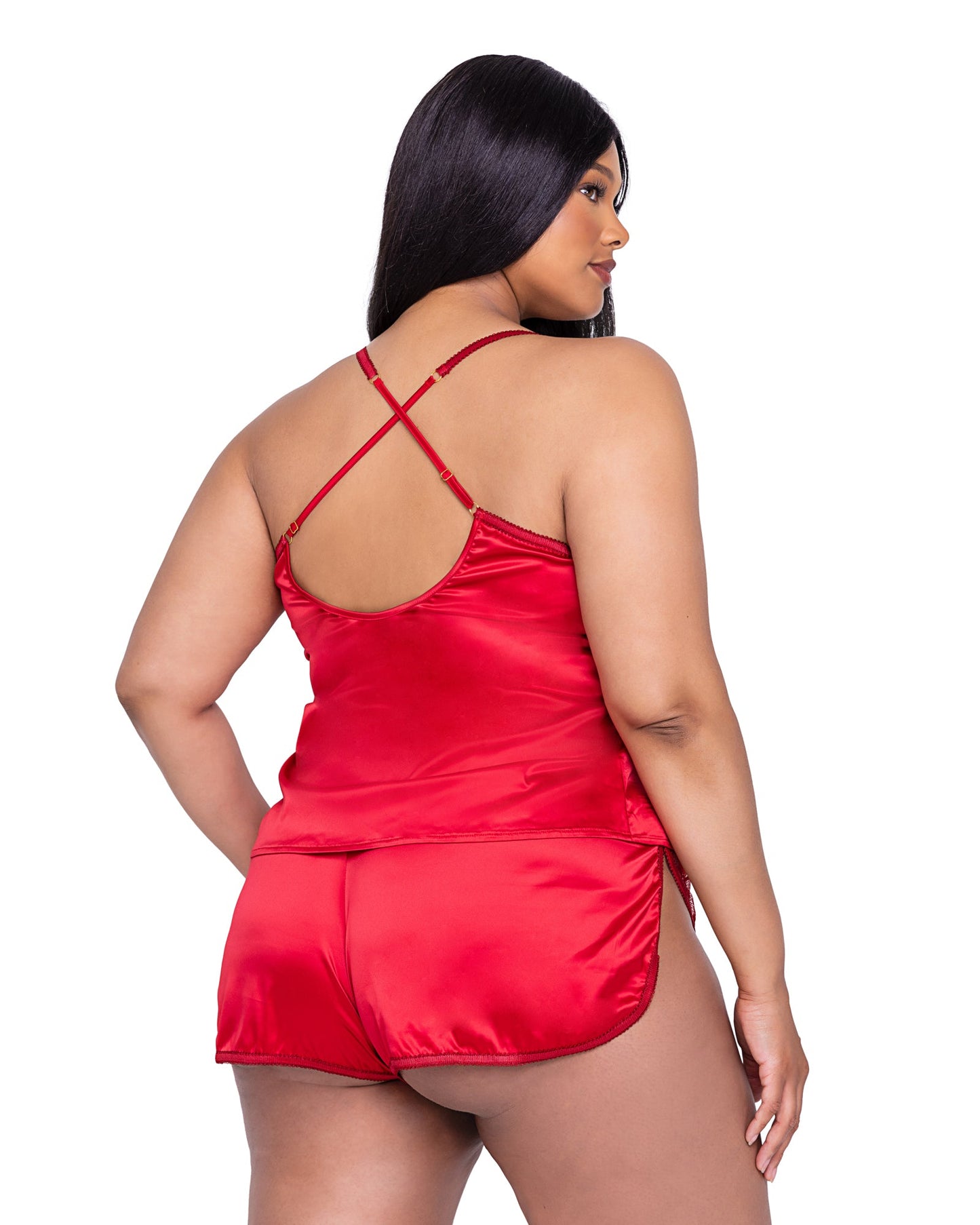 LI642 - Rouge Bow 2-Piece Camisole Lounge Set