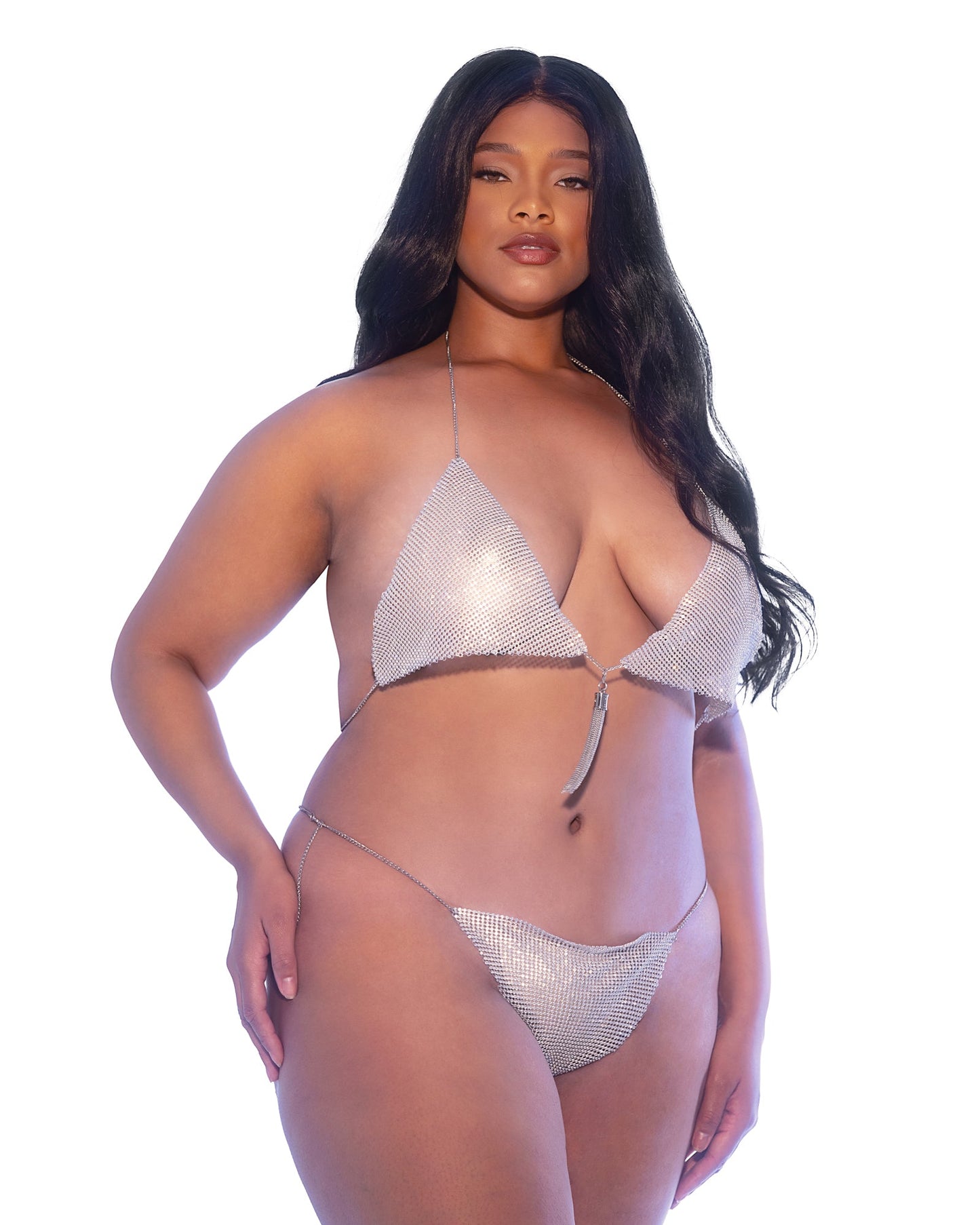 LI644 - Miami 2-Piece Crystal Short Set